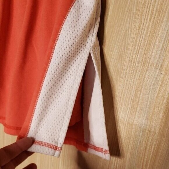 Aspire Girls Orange Athletic Skirt 16 - Picture 4 of 6